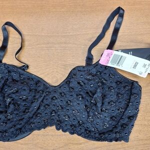 Olga Secret Shapers Black Underwire Sz 38C